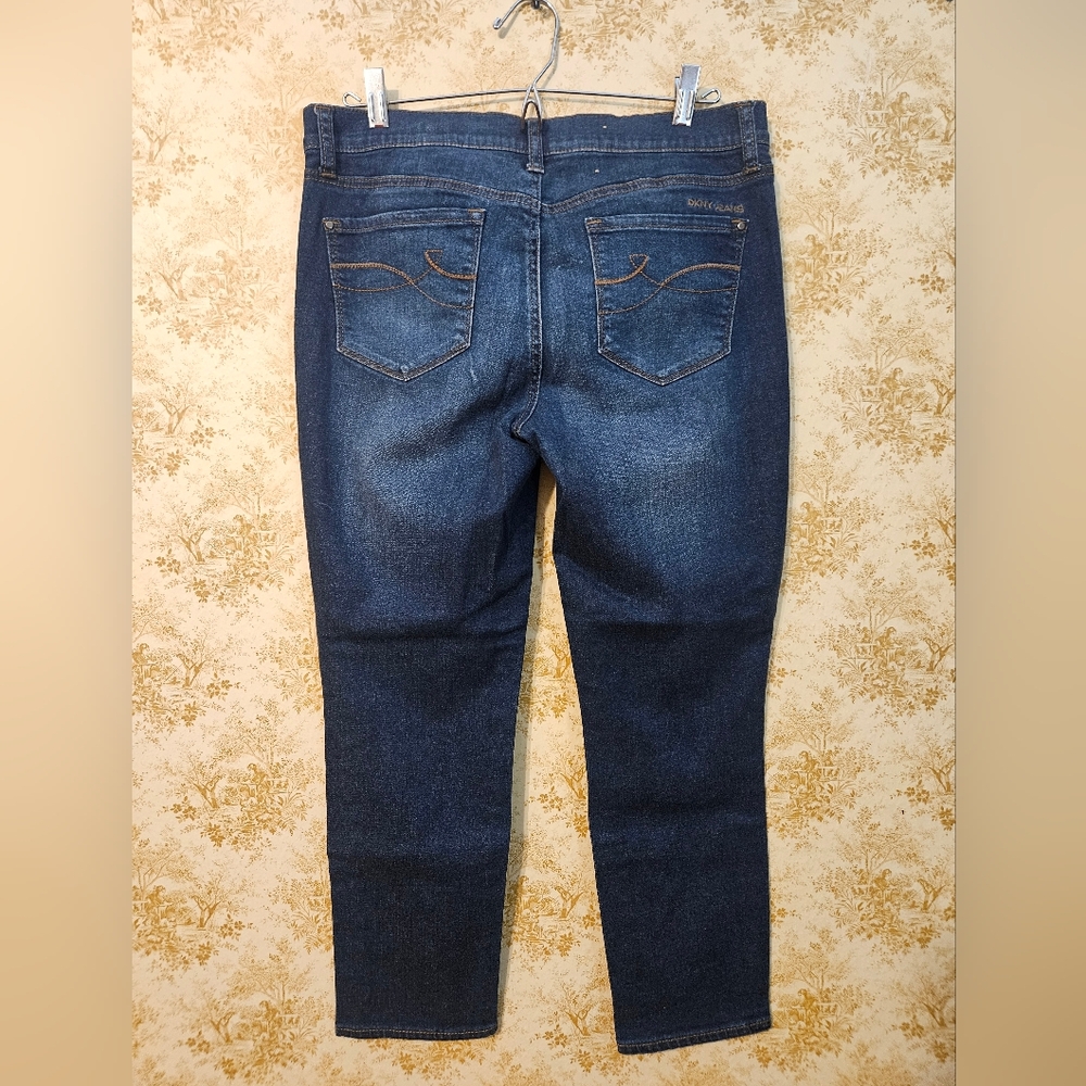DKNY 6 Straight Leg Med-dark Jeans - Picture 5 of 10